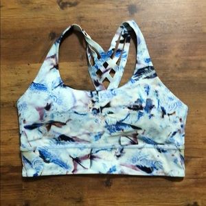 LULULEMON Mind Over Miles Bra Strappy Size 10